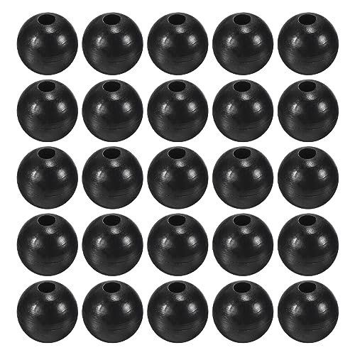 M METERXITY Glow Fishing Beads - Plastic Luminous Round Soft Bait Egg Lure Rig Apply to Outdoor Tackle Tool - size: 6mm