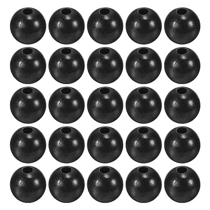 M METERXITY Glow Fishing Beads - Plastic Luminous Round Soft Bait Egg Lure Rig Apply to Outdoor Tackle Tool - size: 6mm