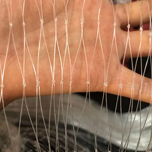 Strong Fishing Line Material Fishing Net Depth 5.5ft Gillnet Length 98 ft Nylon Net 5/8 Inch-2 Inch Mesh Monofilament Nylon Network Big Buoys Fish Net - size: Mesh size 35mm*35mm(1-3/8 inch)