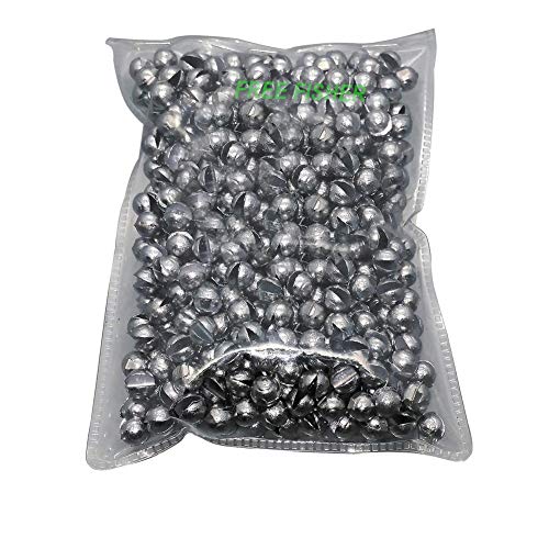 Removable Split-Shot,500Pcs Lead Sinking Split Shots Fishing Sinkers,Fishing Weights Sinkers - color: 2.1g