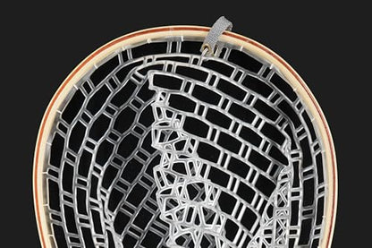 Kingfisher Fishing for Fly Fishing Landing Net Wooden Frame Trout Fishing Net Soft Rubber Mesh