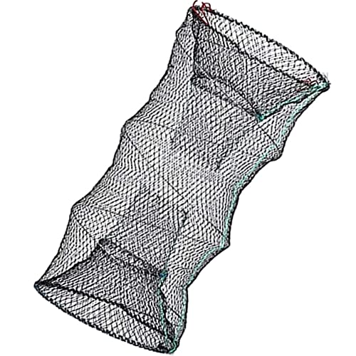 Collapsible Fishing Trap Net Cast Mesh Landing Bait Net for Crab Shrimp Minnow Crawfish Catfish - size: Large