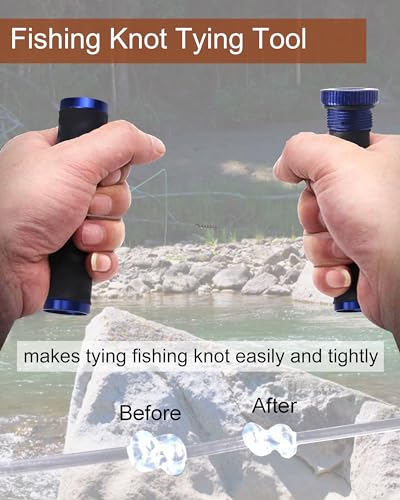 Knot Puller Fishing Knot Tying Tool Fishing Line Knot Puller Tool Fish Hook Tying Tool Fishing Knot Assist Tool Fishing Hook Tie Tool Knot Tool Fishing Line Knotting Device Knot Grippers