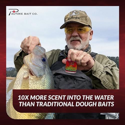 PAUTZKE'S Crappie Fire Balls - Striking Color & Prolonged Scent Release, Infused with Genuine Salmon Egg Juice - color: Pink