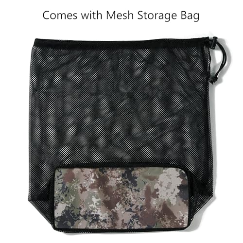 BASSDASH Breathable Ultra Lightweight Chest Stocking Foot Fishing Hunting Waders for Men - color: Grunge Camo, size: Large