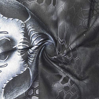 Obacle Skull Face Mask for Women Dust Wind Sun Protection Rave Festival Riding - color: Gray Net Face Black Nose