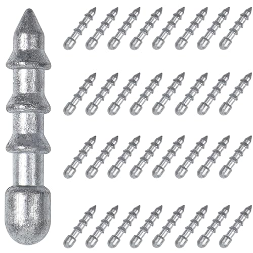 Nail Weights for Bass Fishing Sinkers Weights,40pcs Wacky Worm Weights Insert Sinkers Weights for Plastic Wacky Rig Bass Fishing - style: 1/8oz - 40pcs