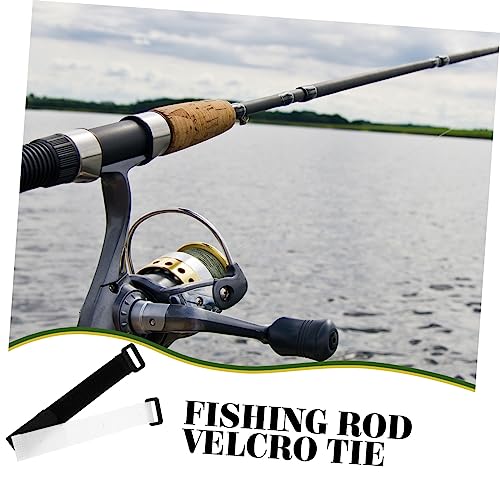 10pcs Adjustable Fishing Rod Wraps Straps for Organizing Fishing Gear Includes Bands for Transporting Poles Reducing and Enhancing Convenience