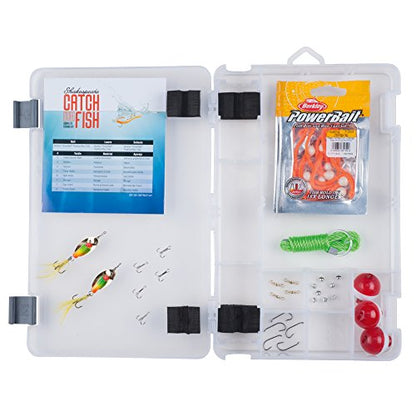 Shakespeare Catch More Fish Spinning Reel and Fishing Rod Combo with Kit - color: Trout, style: Old Model