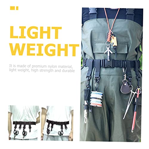 BESPORTBLE 3pcs Fishing Wading Belt Adjustable Portable Waist Holder for Fishermen Durable Design for Freshwater Surf Kayak Fly Fishing Quick Release Buckle Lightweight and Convenient