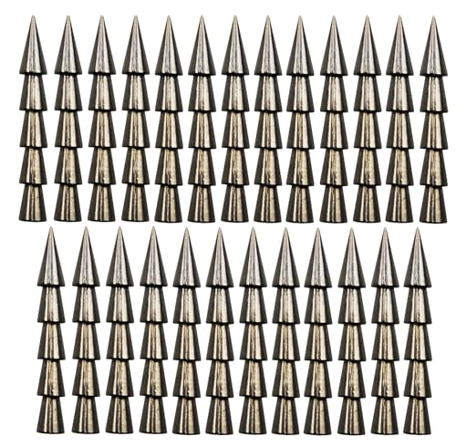 Reaction Tackle Tungsten Nail Weights for Bass Fishing - Insert Sinkers for Wacky Rig, Neko Rig and Soft Plastic Lures - Freshwater and Saltwater - 25-Pack - size: 1/8 Oz