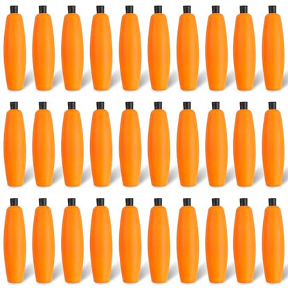 SILANON Peg Floats Fishing Bobbers,Foam Cigar Fishing Floats Bobbers Catfish Floats Slip Fishing Cork Bobbers with Pipe Plug for Catfish Santee Rig Freshwater Saltwater Fishing - size: 2 inch, style: Orange-30pcs
