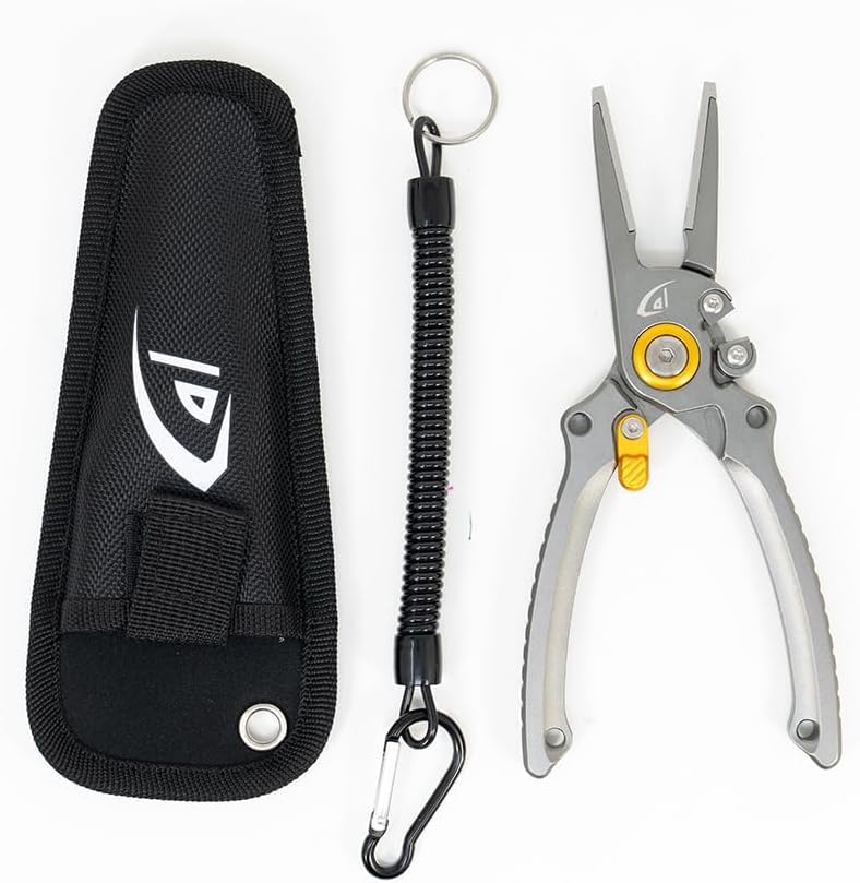 danco 2 Pack 7.5" Aluminum Fishing Side Cutters with Sheath, Fishing Line and Wire Cutter, Saltwater Safe, Fresh/Saltwater Fishing - style: 2Pack Side Cutter