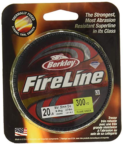 Berkley FireLine Superline Fishing Line - color: Flame Green, size: 14 lb (6.3 kg) - 300 yd (274 m)