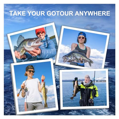 GOTOUR 128/209/240/265pcs Fishing Lures Kit with Tackle Box, All-in-1 Fishing Accessories Gear Set with Soft Lure, Minnow, Crankbait, Hooks, Sinkers, and Terminal Tackle Kit, Fishing Gifts for Men - color: A-128 pcs Standard Lures kit