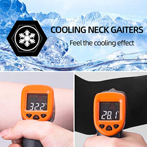 ROCKBROS Cooling Neck Gaiter Face Mask Fishing Scarf Face Cover for Men Women - color: Blue 2