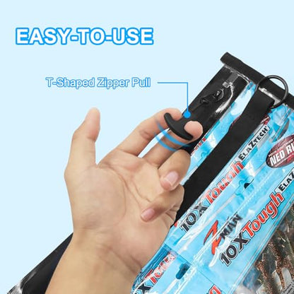 Fishing Gear Storage Bag Bait Storage Sealed Edges Waterproof Protection Durable and Sturdy Large Capacity PVC-Free Fishing Accessories Bag - size: (B-2 Pack, Large)
