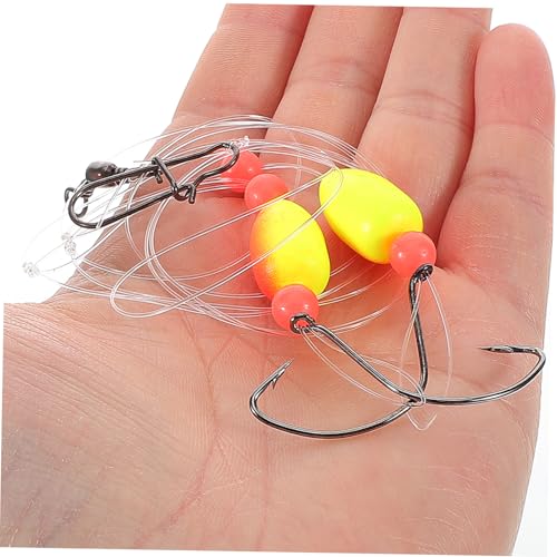 4pcs Sea Fishing Hooks Durable Saltwater Float Hooks for Enhanced Catch Efficiency User-Friendly Design for Shore Boat Pier Fishing Complete Tackle