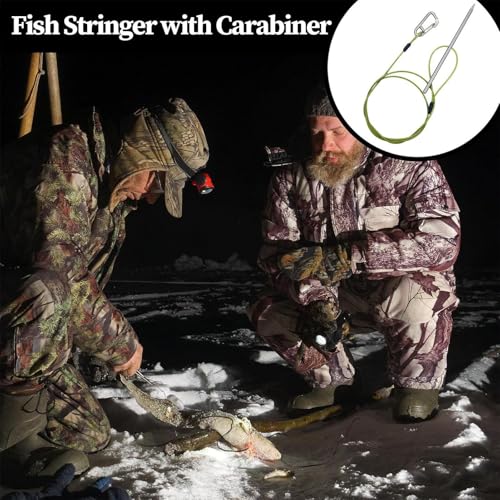 Fishing Rope Heavy Duty Clip Rope | with Carabiner Heavy Duty Fishing Equipment for Scuba Kayaking Lake Pond Seaside Stream - color: Rope length 80cm