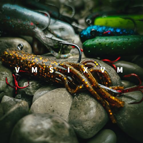 30/20/10 Pcs Tube Jig Heads for Bass Fishing, Tube Bait Worm Hooks rigs for Freshwater Saltwater, 5/16oz, 1/4oz, 3/16oz, 1/8oz - color: A1-5/16oz(10 Pcs Tube Jigs + 20 Pcs #8 Red Triple Hooks)