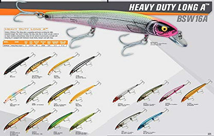 Bomber Lures Long A Slender Minnow Jerbait Fishing Lure - color: Silver Flash Black Back, style: Heavy Duty Long a Slender Minnow Jerbait Fishing Lure