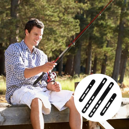 38 Pcs Silicone Fishing Rod Straps, Stretchy Fishing Rod Ties, Lightweight, Durable and Reusable,Suitable for Bundling Fishing Rods, Cables, Gardening Tools, Camping Equipment（2 Size）