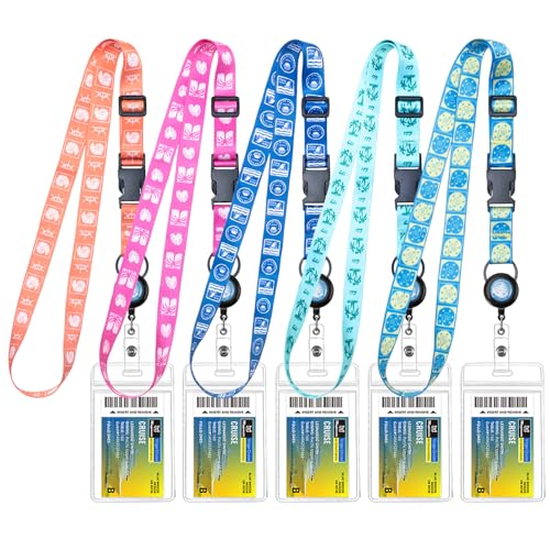 MNGARISTA Cruise Lanyard for Ship Cards,Adjustable Lanyard with Id Holder,Detachable Lanyards for Cruises Ship Cards with Waterproof Id Badge Holders,Cruise Essentials,5 Pack Sailboat - color: 5 Pack Cruise Ship