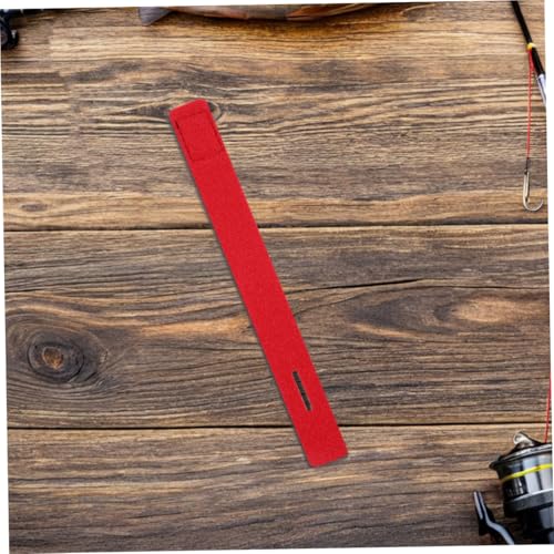 POPETPOP 12PCS Fishing Rod Fixing Bands Stretchy Neoprene Rod Straps for Fishing Pole Protection Adjustable for Outdoor Use Elastic Ties