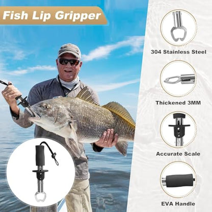 2PCS Telescopic Fishing Rod and Reel Combo, Collapsible Fishing Pole Set with Lip, Spinning Reel Line Lures Set with Carrier Bag, Saltwater Freshwater Fishing Gear for Adults - size: 6.89FT/2.1M