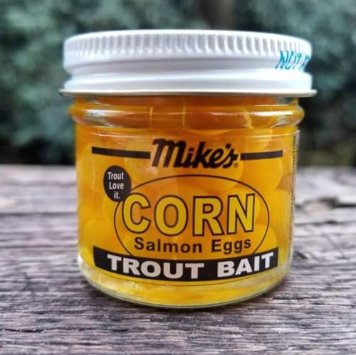 Atlas Mike's Zeke's Sierra Gold Floating Fishing Trout Bait - Highly Attractive Trout Fishing Bait - Soft and Elastic Fishing Floats & Fish Bait - The Original Floating Bait (Corn, 1.1 Oz)