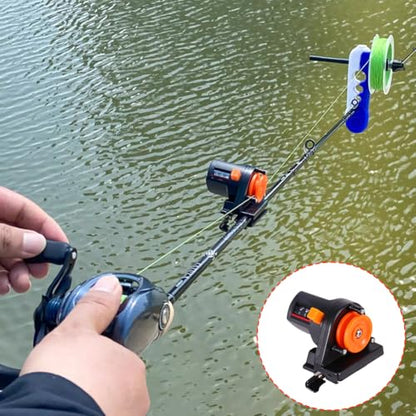 Fishing Line Counter, Fishing Line Depth Finder Line Counter Clip On Winder Spooler Portable Length Gauge Tackle Tool with Easy Read Display for Spooling Trolling Jigging Outdoor Enthusiasts 0 999M | Portable Clip-On Design, Easy Read Display, For Trollin