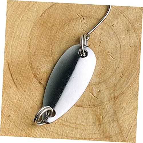 KOMBIUDA 20pcs Metal Fishing Lure Blades Portable DIY Fishing Bait Accessories Reusable Lightweight Lure for Gold
