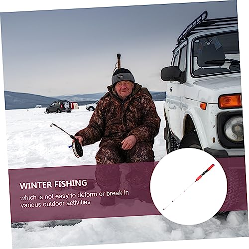 Balacoo 1pc Ice Fishing Rod Ice Fishing Pole Shrimp Fishing Pole Lure Fishing Pole Outdoor Fishing Rod Resin