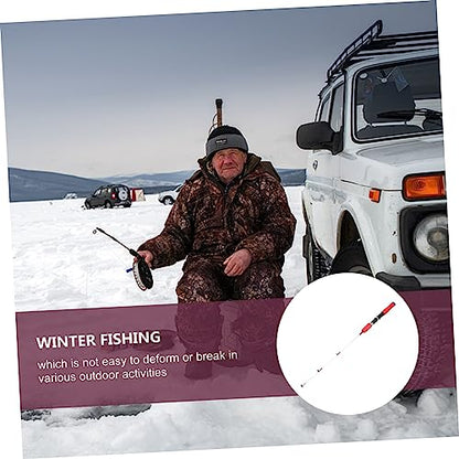 Balacoo 1pc Ice Fishing Rod Ice Fishing Pole Shrimp Fishing Pole Lure Fishing Pole Outdoor Fishing Rod Resin