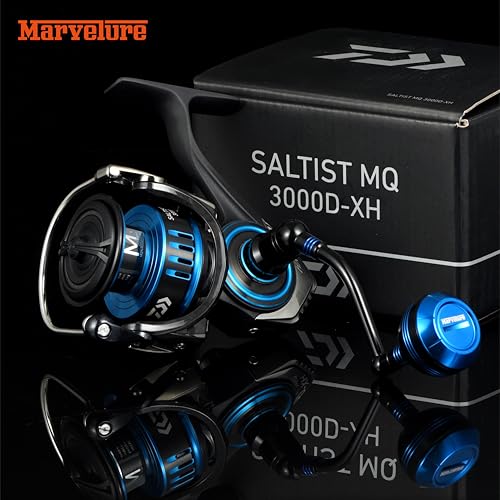 Power Handle for Daiwa 16 Saltist 2500-5000, 22Saltist MQ 2500-14000 Spinning Reel Replacement Handle - size: For 22 Saltist MQ 8000-14000 (Classic Version)