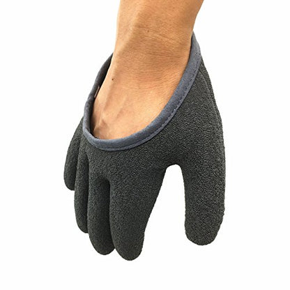 Inf-way Fishing Glove with Magnet Release, Fisherman Professional Catch Fish Gloves Cut&Puncture Resistant with Magnetic Hooks Hunting Glove - size: Medium, style: Right+left