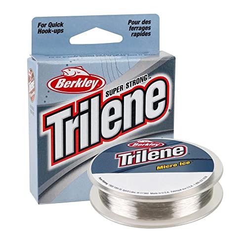 Berkley Trilene Micro Ice Monofilament Ice Fishing Line - color: Clear Steel, style: 8lb Test