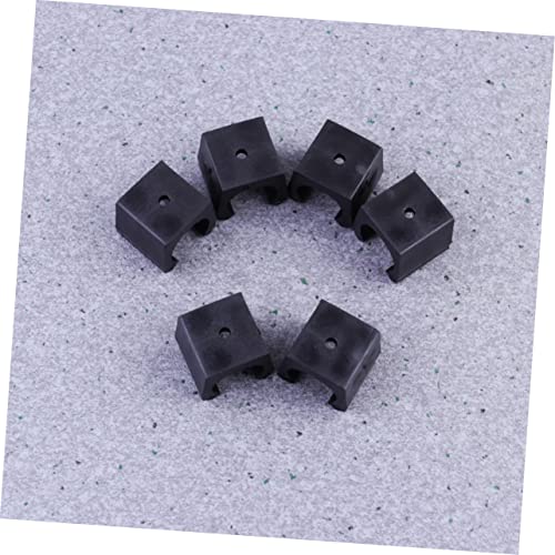 UPKOCH 30pcs Fishing Rod Storage -mounted Organizer Plastic Rod Holders for Home Office Snooker Club Horizontal Clamp Display - size: Size 6