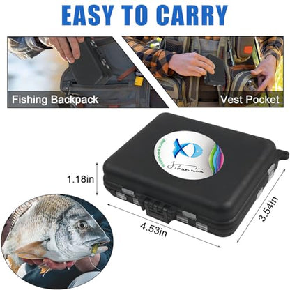 Fishing Accessories Fishing Tackle Box with Tackle Included, Fishing Hooks Bobbers Swivels Sinker Weights Fishing Gear Set Equipment for Bass Trout - style: 160pcs Kit