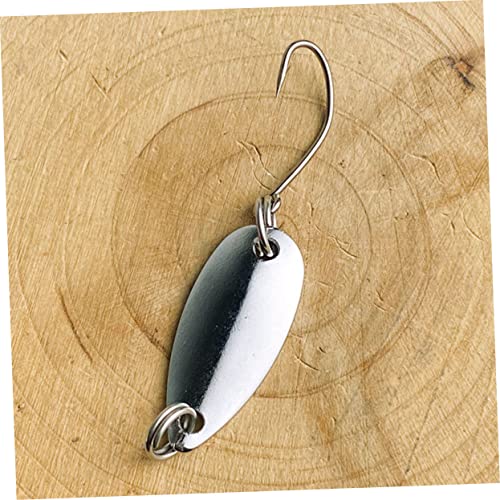 DECHOUS 20Pcs Bright Metal Fishing Lures Sinking Lure for Saltwater Freshwater Fishing for Bass Trout and Pan Fish Durable Reusable Fishing Gear