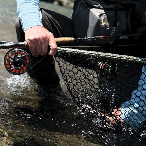 MAVRK USA Fly Fishing Reel | Large Arbor Closed Cage & Micro Reels | Euro Nymph & Floating Line | Ultra Lightweight, High Capacity, CNC Machined, Smooth Drag System - style: Smoke Euro Nymph/Floating 4/7