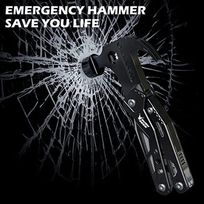 RUSH DEER 14-in-1 Multitool, Valentines Day Gifts for Men Dad Gifts, Mini Hammer Multitool, Small Hammer Tool, Survival Gear and Supplies, Christmas Gift for Boy Husbands - style: Best Gift Idea