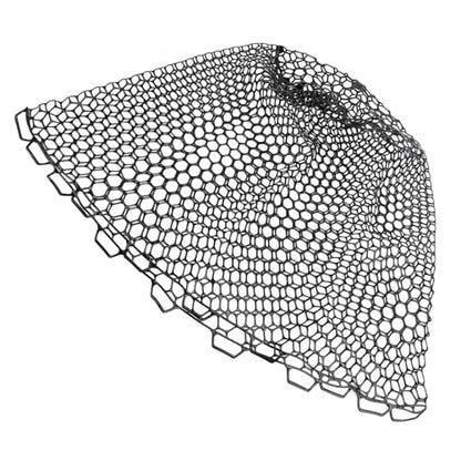 SUNGOOYUE Fishing Net Replacement 79cm 31.1in PVC Fishing Landing Mesh Landing Net Replacement with Deepened Soft Flexible Rubber Head for Angler Freshwater Saltwater