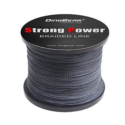 437Yd-5000Yd Super Strong Pull Generic Braided Fishing Line Fish ing Lines FishLines FishingLine - color: gray, size: 437Yd/ 400m 105LB/0.50mm