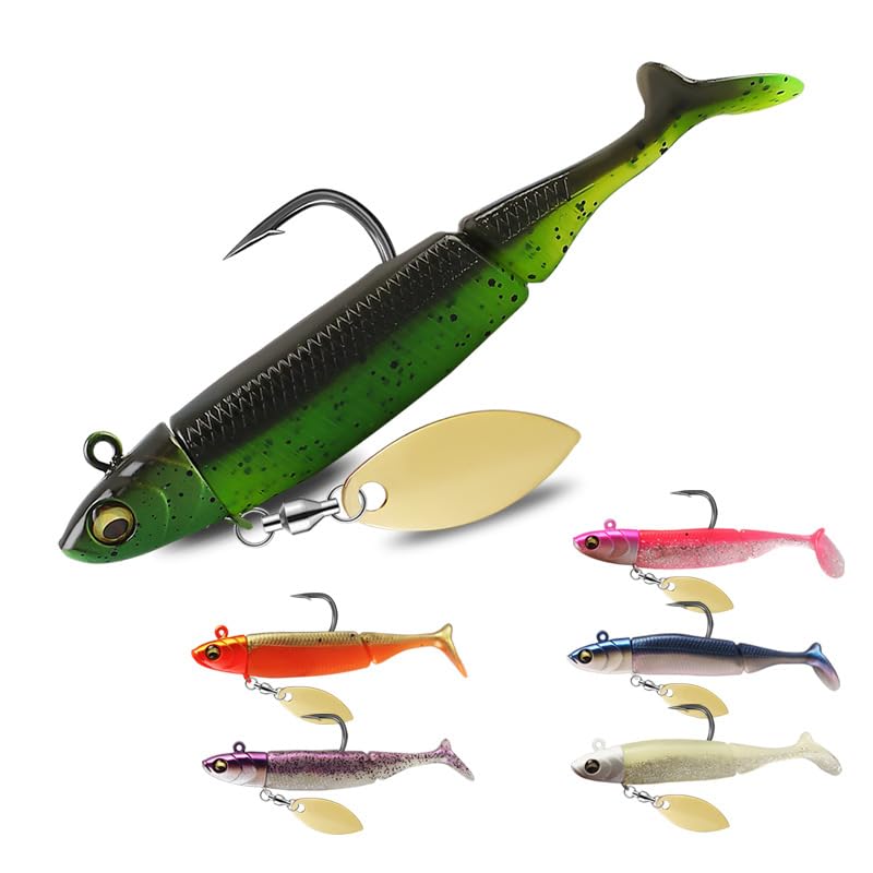 Soft Fishing Lure Set - size: 6PCS