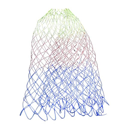 Fishing Net Replacement, Nylon Replacement Net, Rhombus Meshs Hole Netting, Fishing Landing Mesh Netting, for Freshwaters Saltwater - size: WB4 model 60cm