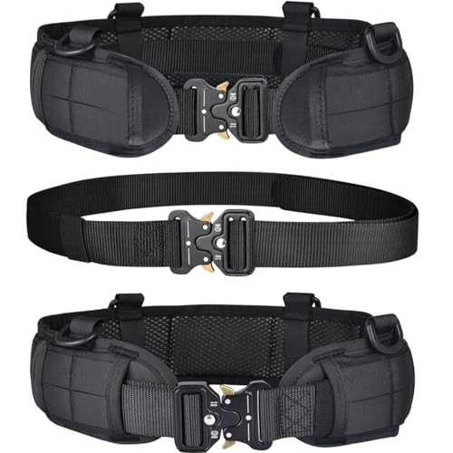 Fishing Wading Belt with Removable Strap Adjustable Waistband Molle System Outdoor Tactical Belts Soft Waist Cover Fly Fishing Gear for Kayaking Casting Surfing