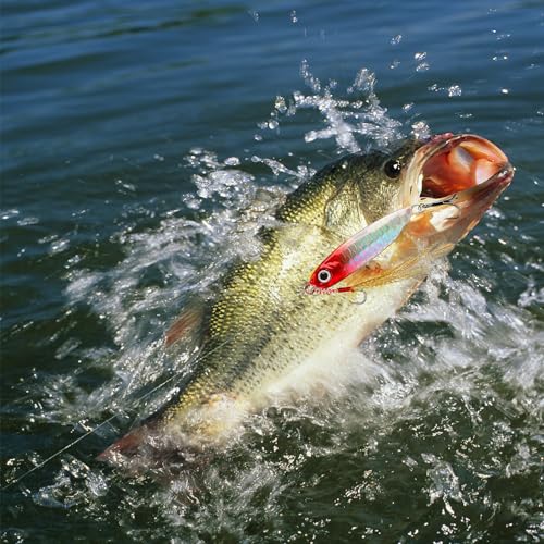 Jigs Fishing Lures Saltwater Fishing Spoons with Ultra-Sharp Hooks Micro Jigging Bait for Bass Tuna Salmon Grouper