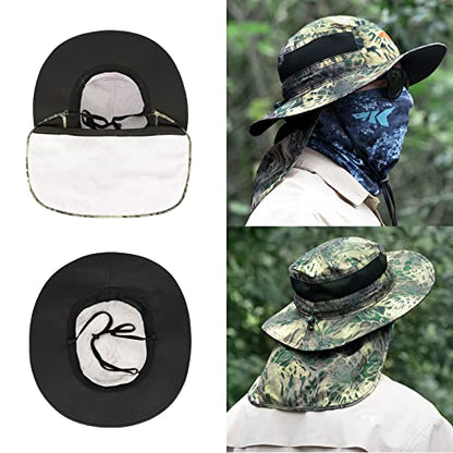 KastKing Sol Armis UPF 50 Boonie Hat - Sun Protection Hat, Fishing Hat, Beach & Hiking Hat, Paddling - color: W: Multi-purpose, size: With Neck Shield