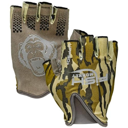 Fish Monkey Stubby Guide Glove - color: Voodoo Swamp Green, size: X-Large